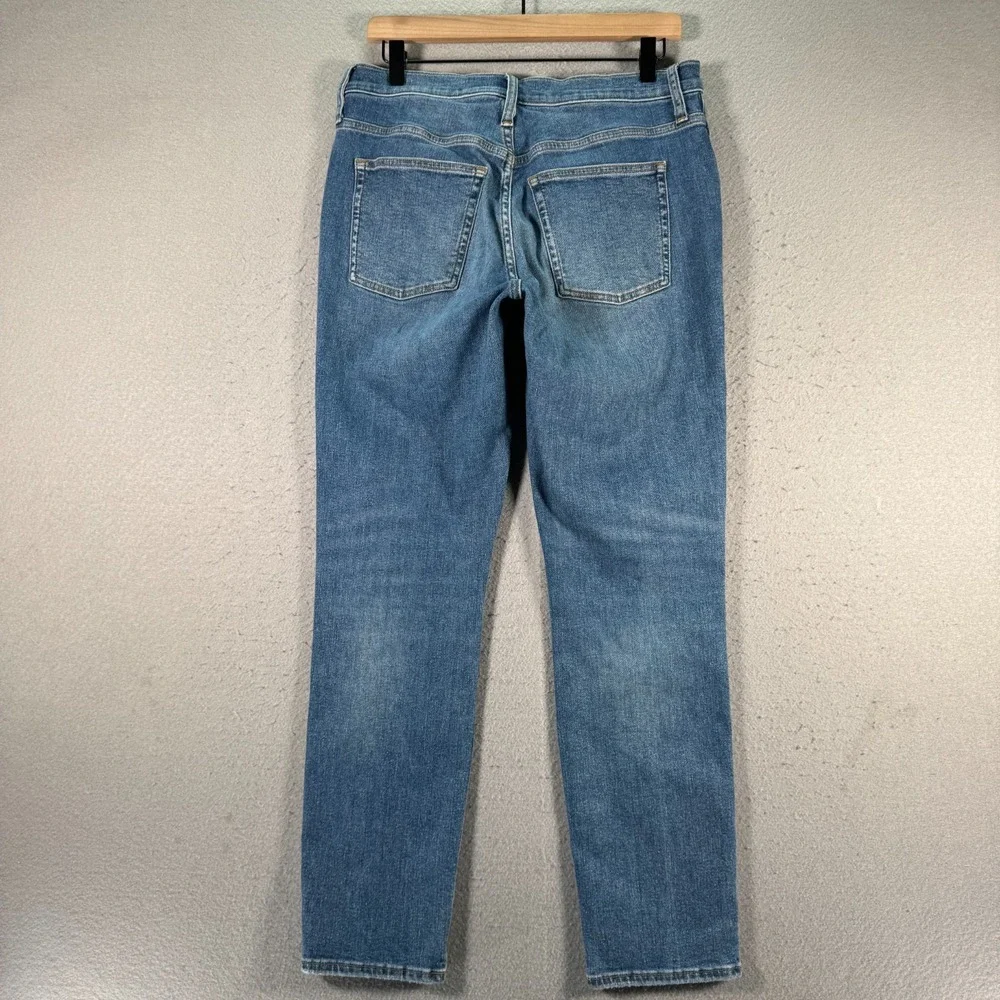 J.Crew Vintage Slim Straight Jeans Mens 30T Blue Lightwash‎ Denim Comfort Heavy
